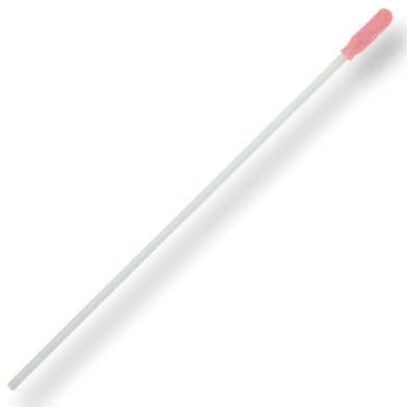 ESD-Safe Pink Foam Swab with 3/16 x 11/16" Tip and Polypropylene Handle, 6" Long, 50 per Bag