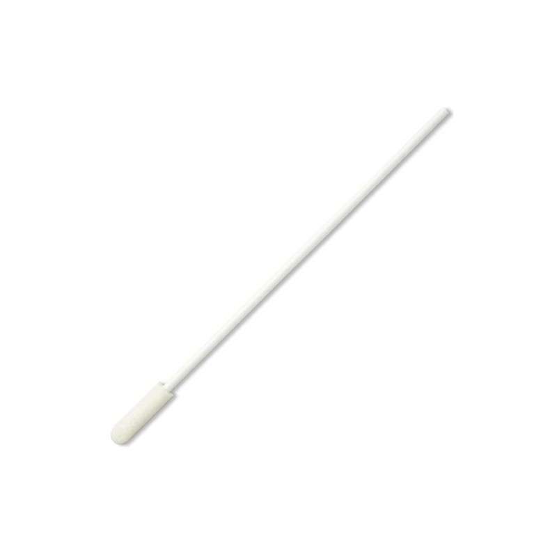 Foam Swab with .87"x.25" Regular Tip and Polypropylene Handle, 6" Long, 50 per Bag