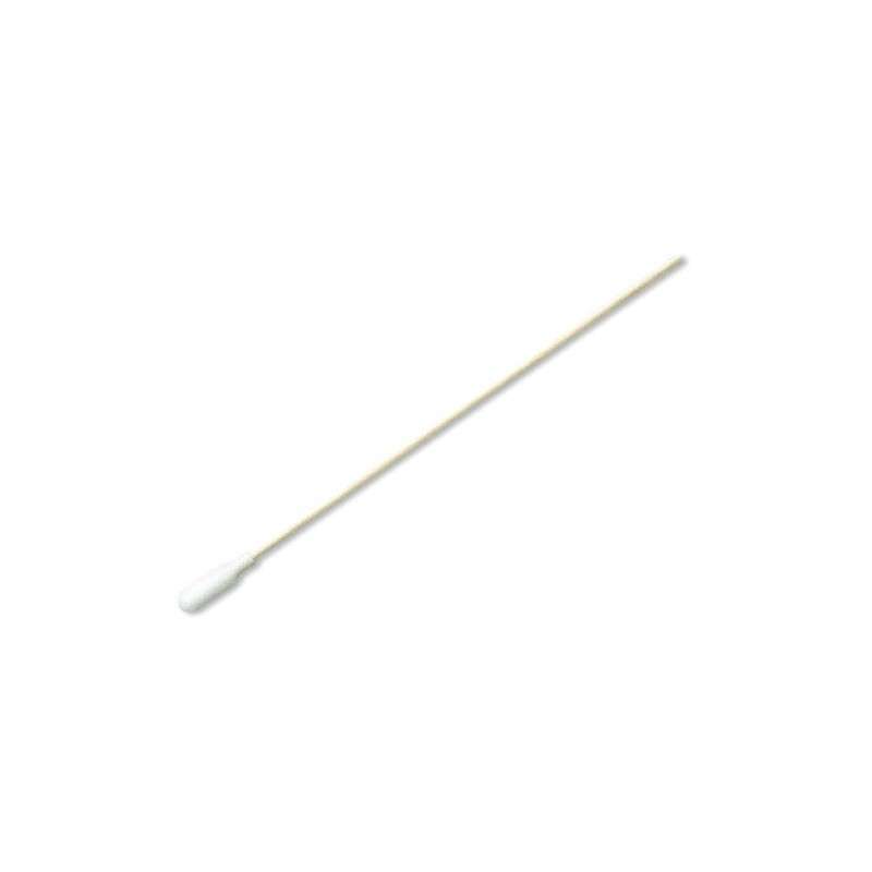 Foam-Over-Cotton Swab with .374" Tip and Wood Handle, 6" Long, 1,000 per Case