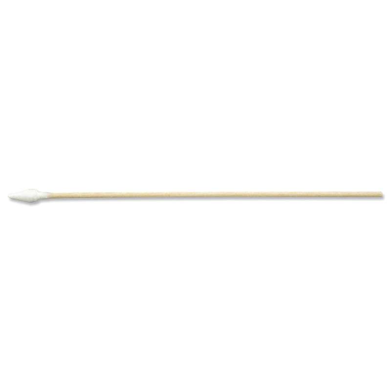 Cotton Swab with Pointed Tip, Wood Handle, 6" Long, 500 per Box