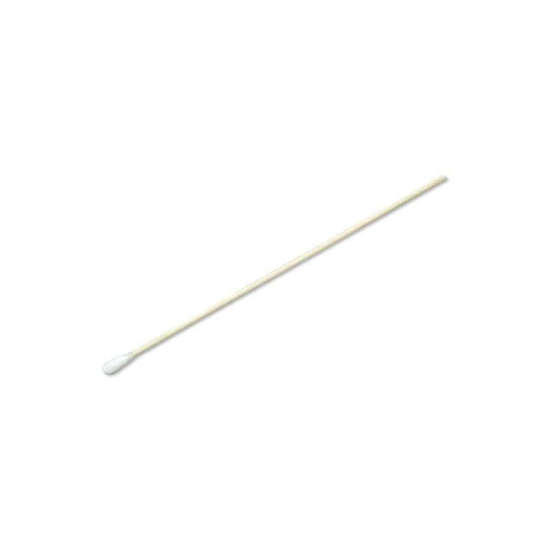 Cotton Swab with .188" Tip and Wood Handle, 6" Long, 100 per Bag