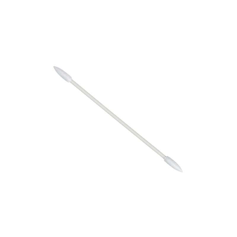 Double-Head Cotton Swab with .185" Pointed Tip and Paper Handle, 3.23" Long, 25 Swabs per Bag, 50 Bags per Case