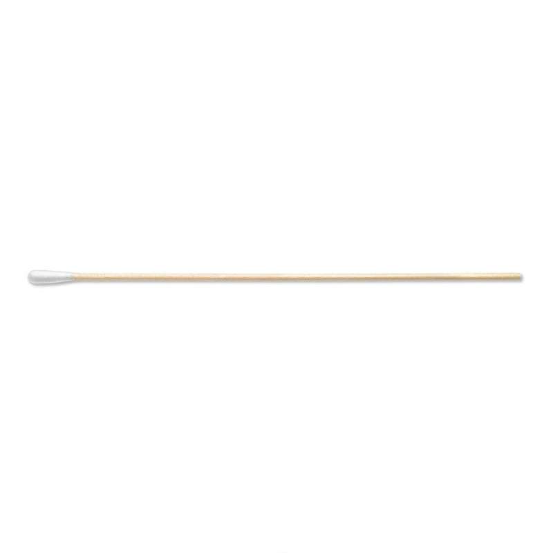 Swab, 878 Series, Cotton with Wooden Handle, 5.875 in x .141 in, Small, 1000 pc per case