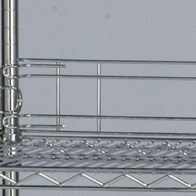 36in Back Ledge for Wire Shelf, Chrome