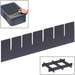 Long Dividers for 92080CO Dividable Grid Containers, Black Conductive, 14-7/8 x 5-1/2 in, 6 per Carton