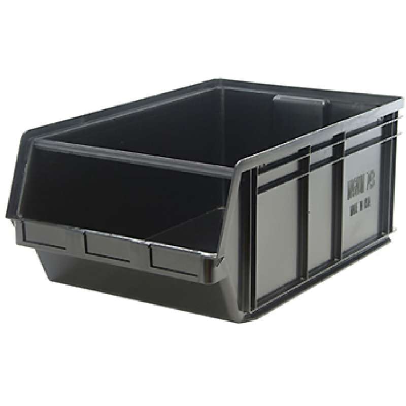 Magnum Bin, Recycled Black, 29in x 18-3/8in x 11-7/8in, 1 per Case