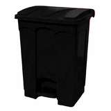 CRUSADER Step-on Trash Can 18 Gallon, Black redirect to product page