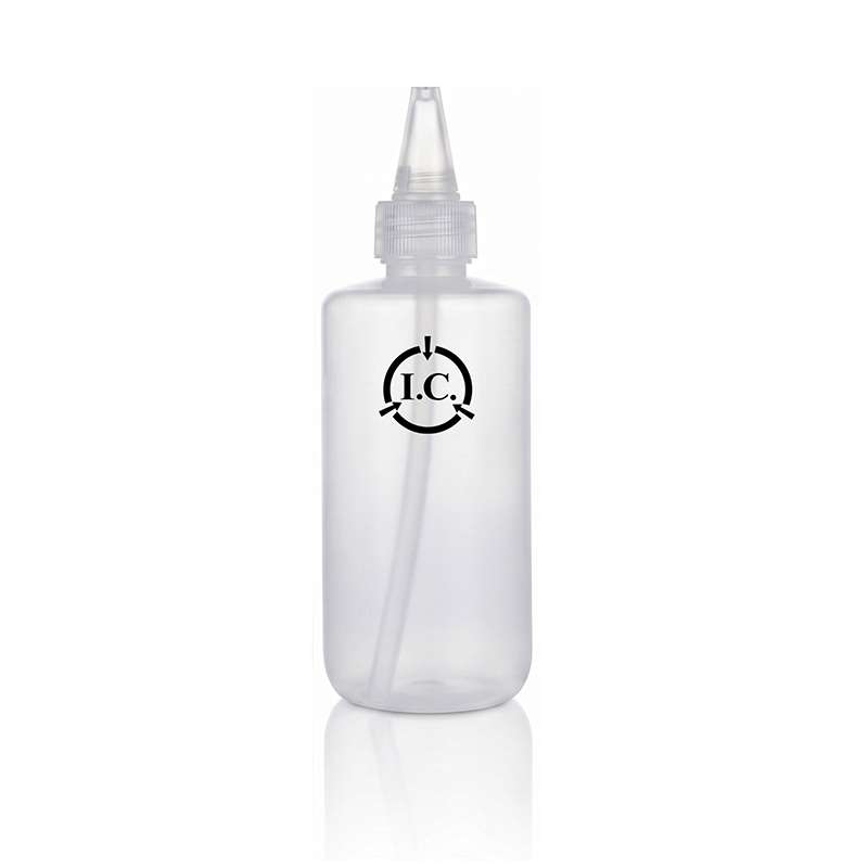I.C. Non-ESD Cone-Spout Bottle, Natural MDPE, 16 oz / 500 mL - Controlled-Flow Dispensing Bottle