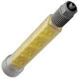 Xemex C-Style Low-Waste Static Mixer C-System (Bell) Connection, 10.7 mm x 8-Element (PETG-Yellow) Insert, Luer-Lock Outlet redirect to product page