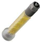 Xemex C-Style Low-Waste Static Mixer C-System (Bell) Connection, 8.7 mm x 7-Element (PETG-Yellow) Insert, Luer-Lock Outlet redirect to product page