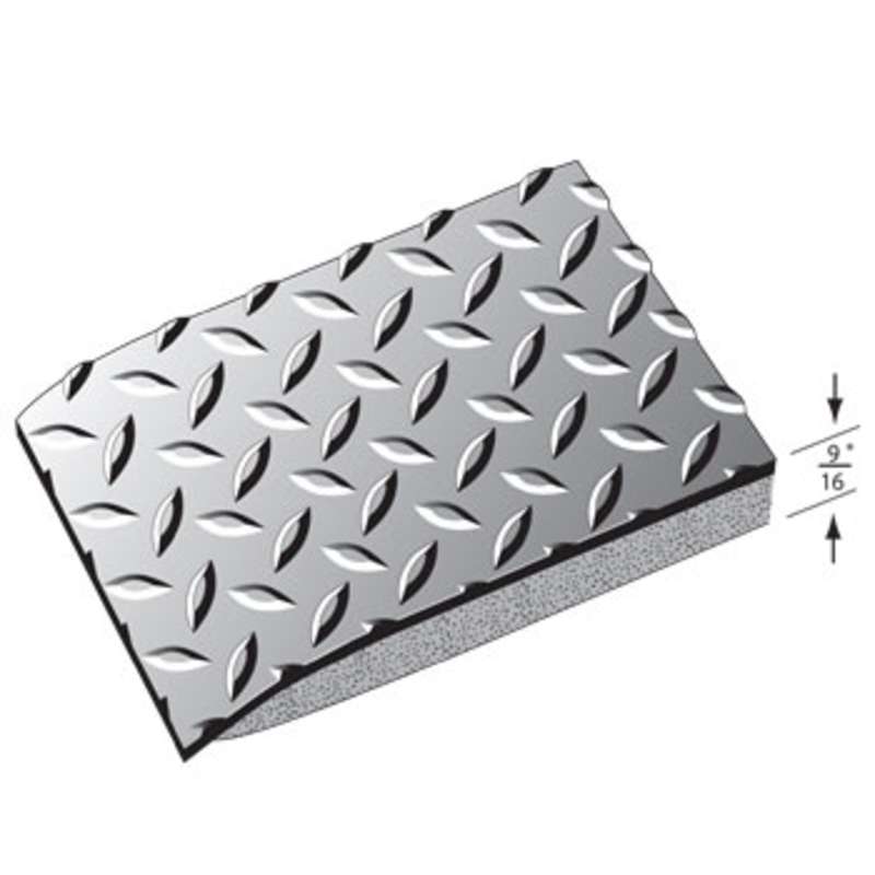 Conductive 2 x 3' Diamond Plate Anti-Fatigue Mat with Snap