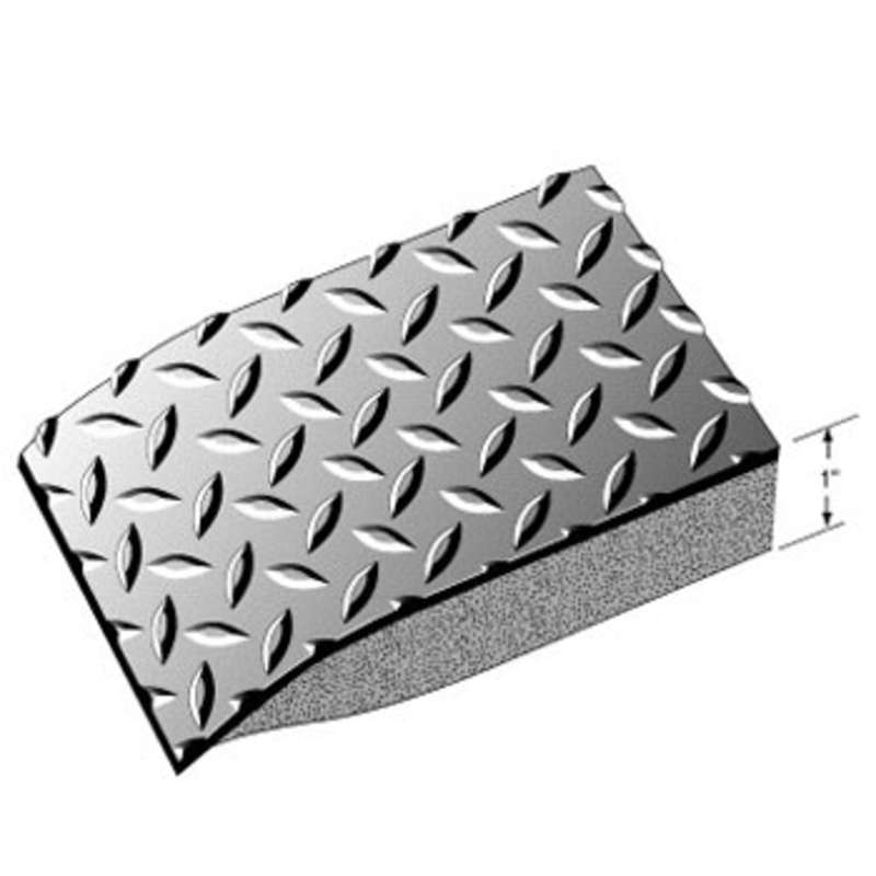 Conductive 3 x 5' Diamond Plate Anti-Fatigue Mat with Snap and 15' Ground Cord, Black