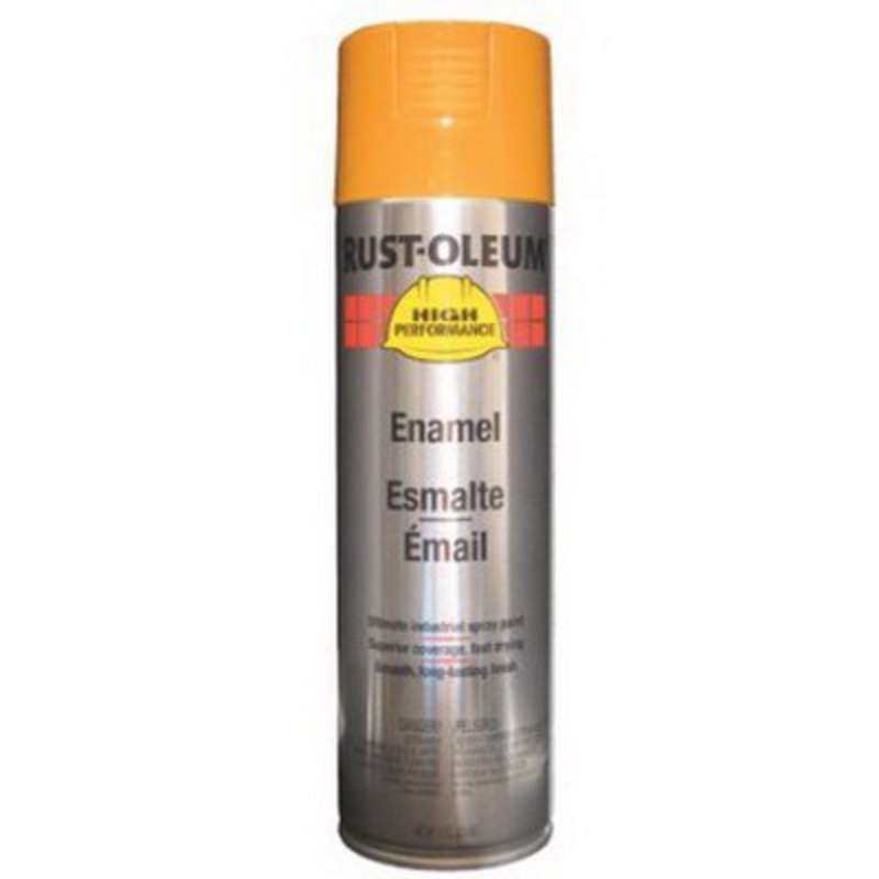 Rust-oleum® V2148838 Rust Preventative V2100 System Enamel Spray Paint, 15 oz Aerosol Can, Equipment Yellow 6/CA