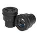 E-Series 0°-45° Tilting Binocular Head with a Pair of 10X Eyepieces, Articulating Arm Stand, and Compact LED Ring Light