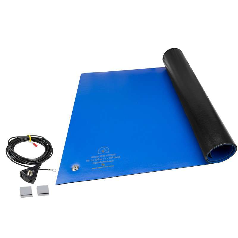 3-Layer Vinyl Mat Kit Dark Blue .140 inch x 24 inch x 48 inch