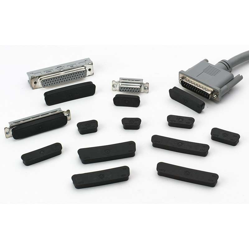 D-Sub Conductive Connector Socket Cover, Size 15S