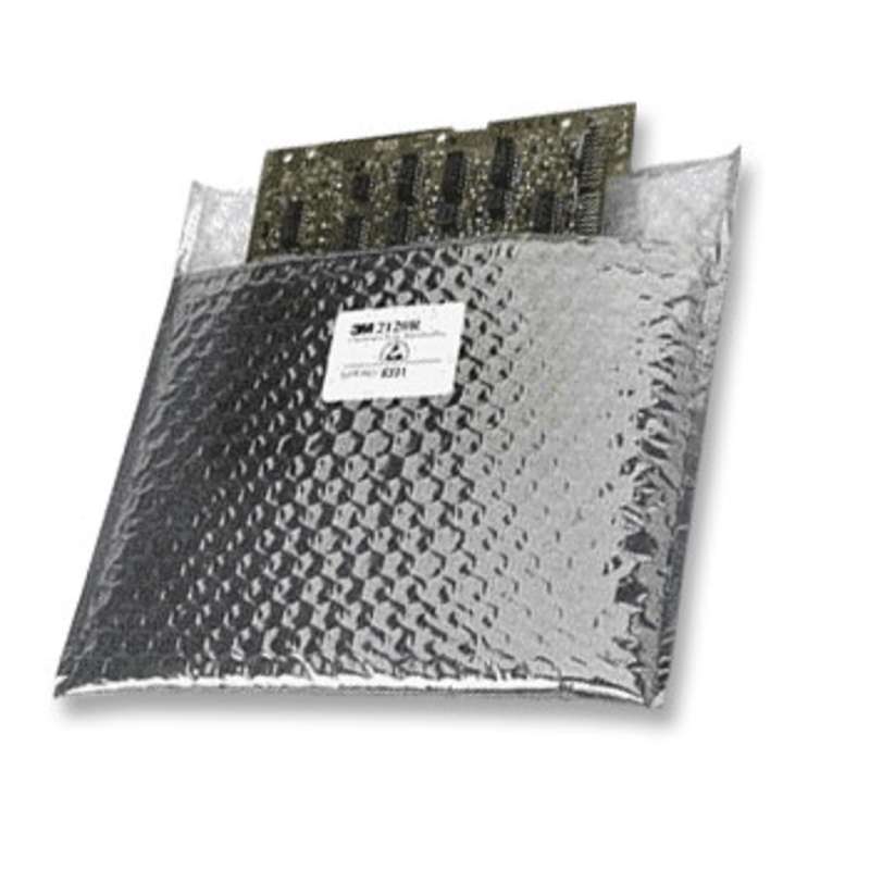 Open Top Metal-Out Cushioned Static Shielding Bag, 16 x 15", 100 per Package