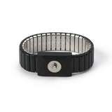 Speidel Expandable Metal Wrist Strap with 4mm Snap, without Cord, Black, Medium redirect to product page