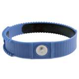 Adjustable Plastic Wrist Strap, Blue with 4mm Stud redirect to product page