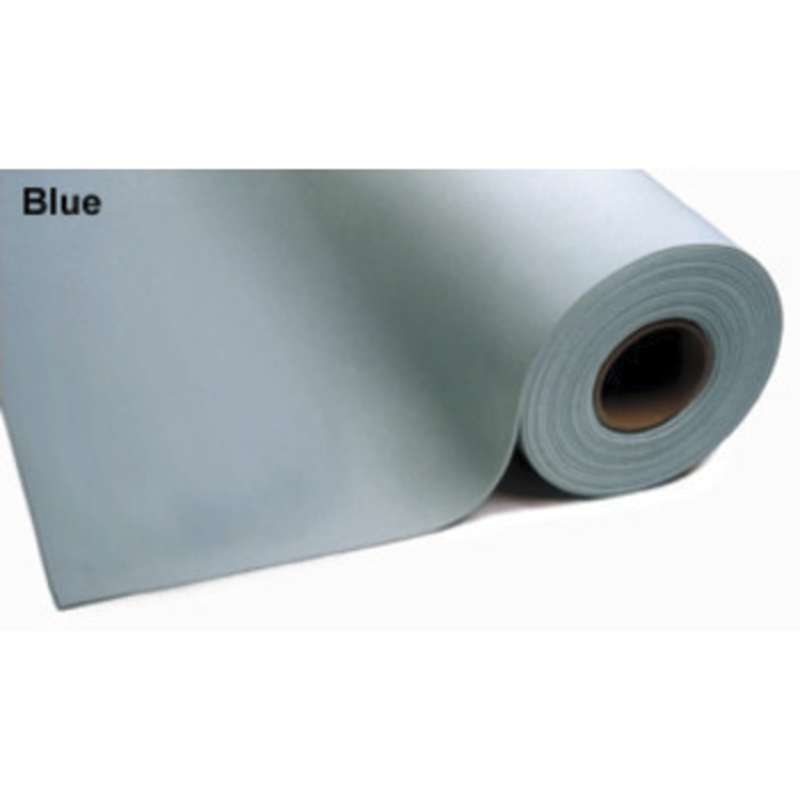 3-Layer Dissipative Vinyl Matting Roll, 24" x 50' x .125" Thick, Blue