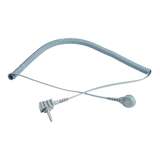 5' Dual Conductor Coil Cord w/SCSm Right Angle Plug and 2 - 1 megohm Resistors redirect to product page