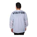 Trustat® Visitor Smock with Snaps, White, X-Small, ESD-Safe redirect to product page