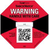 L-47 ShockWatch Impact Label, 50G, Red, 50 per Box redirect to product page