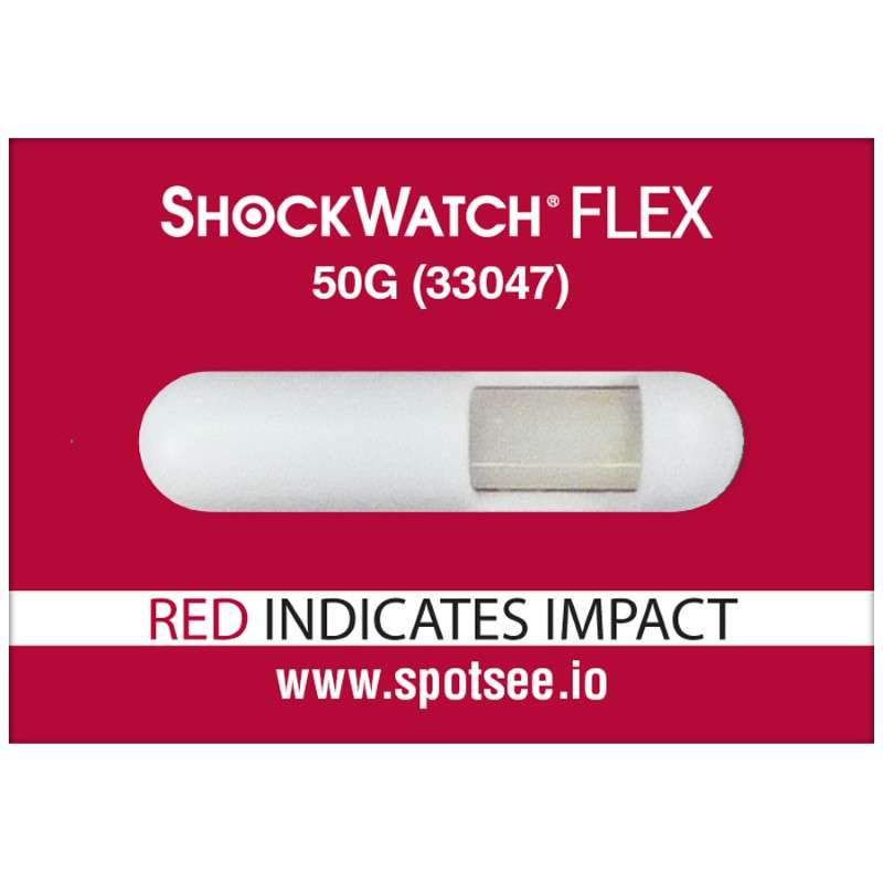 Shockwatch Flex 47: Single Glass Tube, 100 Each per Pack
