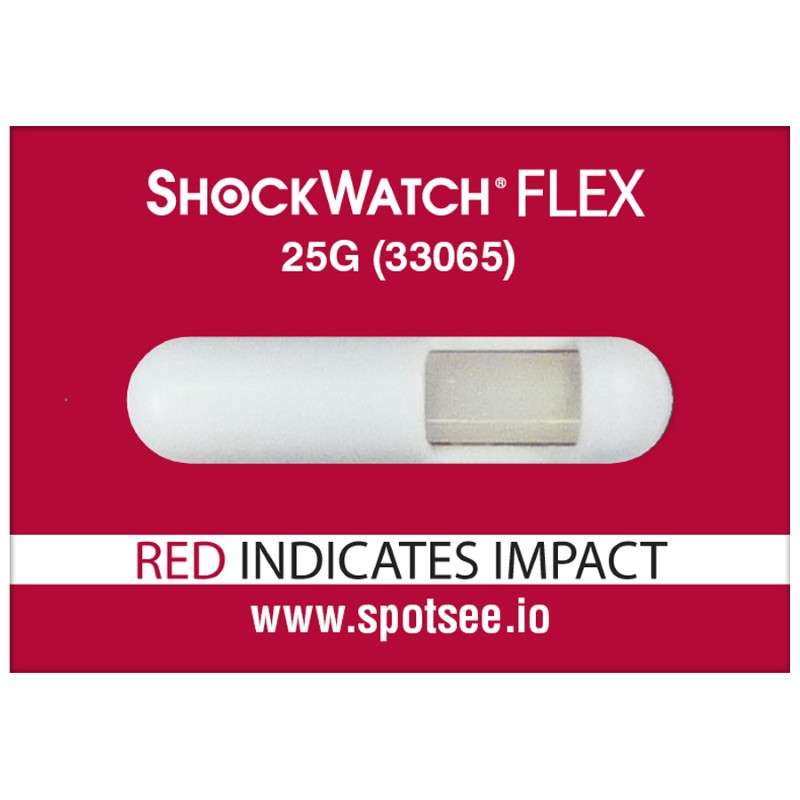 Shockwatch Flex 65: Single Glass Tube, 100 Each per Pack