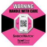 Ring Label, QR Indicator, Shockwatch2, 5G, for Shipment Integrity, Pink redirect to product page