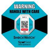 Ring Label, QR Indicator, Shockwatch2, 10G, for Handling Accountability, Teal redirect to product page