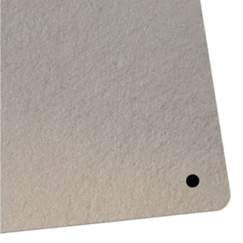 Dissipative Fiberglass Work Top Mat with Rounded Edges and Grounding Kit, Slate Grey, 24 x 36 x .062