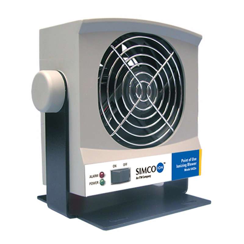 6432e Enhanced Local Area Ionizing Blower, Includes 120VAAC to 24VAC Wall Transformer and Benchtop Stand
