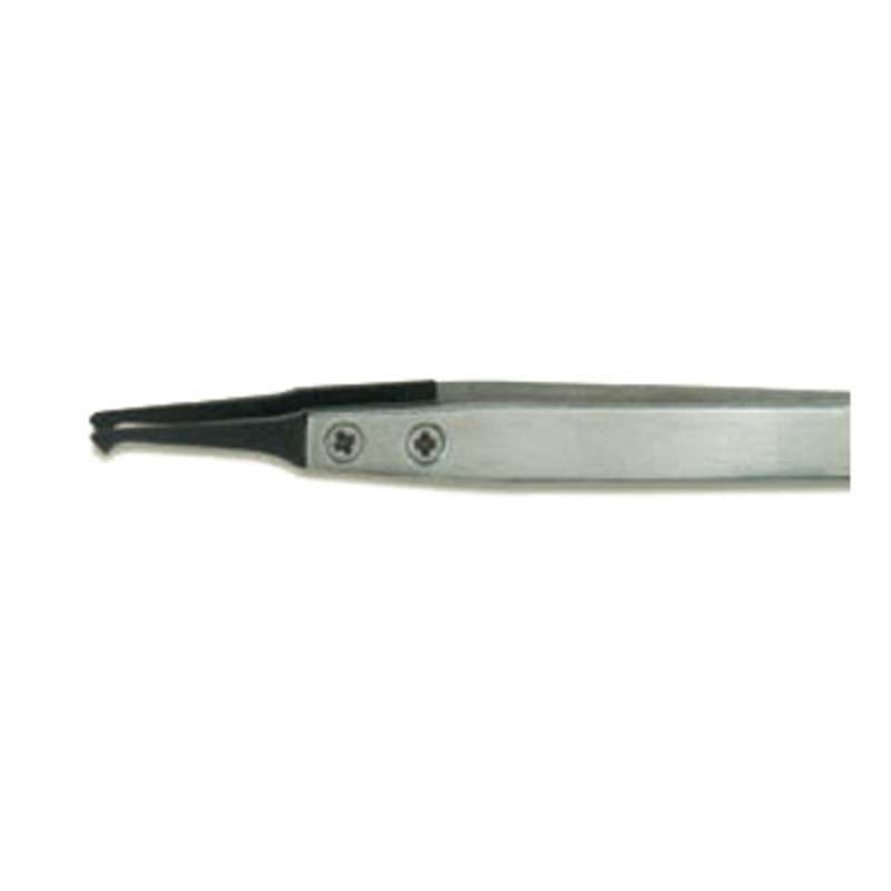 ESD-Safe Quick-Change Tweezers with Fine Point Tips (similar to 00-SA), 4-1/4"
