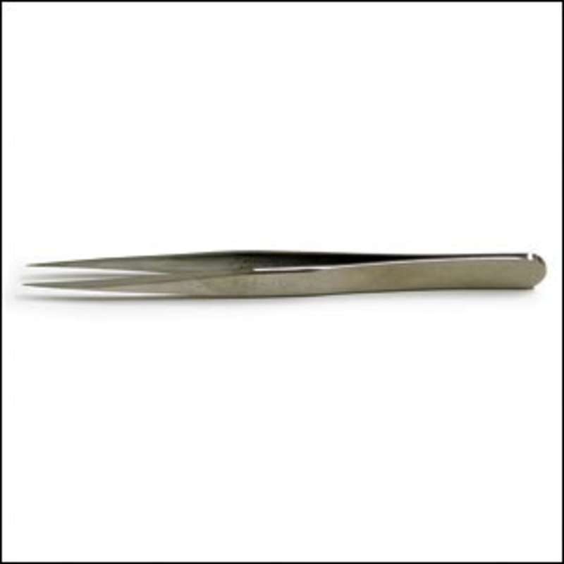 ESD-Safe Quick-Change Reverse-Action Tweezers with Very-Fine Point Tips (similar to 3C-SA), 5"