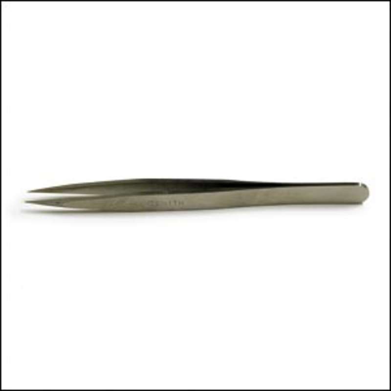ESD-Safe Quick-Change Reverse-Action Tweezers with Fine Point Tips (similar to 00-SA), 5"