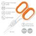 Slice Small Pointed Scissors, 6/Pack