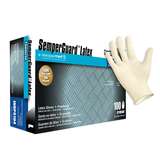Rubber Latex Powdered Gloves, Medium, 4.36 mil, Natural, 10 Boxes/Case redirect to product page