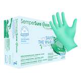 Sempersure Nitrile Exam Glove, Powder Free Textured, Medium, 100/Box redirect to product page