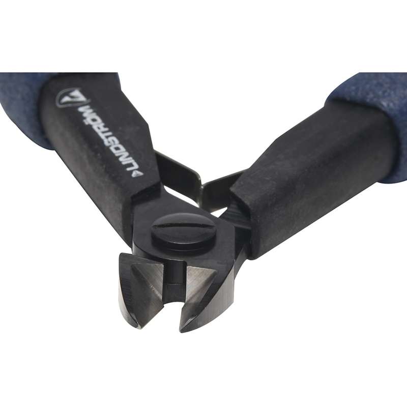 ESD-Safe Oval Head Flush Cutters with Cushioned Ergonomic Grip Handles, 5-13/16" Long