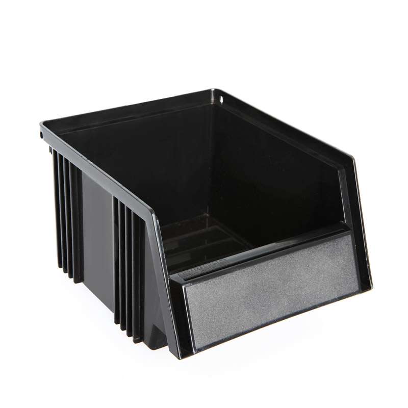 ESD-Safe Polypropylene Treston® Stacking Bin, 7.55"D x 8.86"W x 4.13"H, Case of 45 Bins