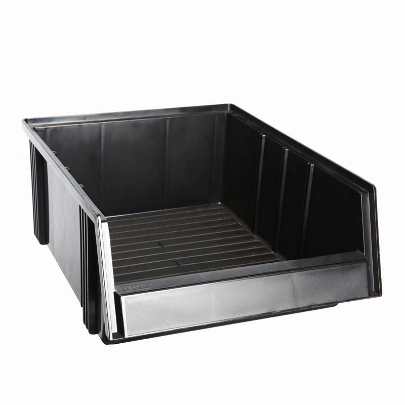 ESD-Safe Polypropylene Treston® Large Stacking Bin, 15.75"D x 12.20"W x 6.14"H, Case of 12 Bins
