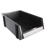 ESD-Safe Polypropylene Treston® Large Stacking Bin, 19.69"D x 12.20"W x 7.17"H, Case of 8 Bins redirect to product page