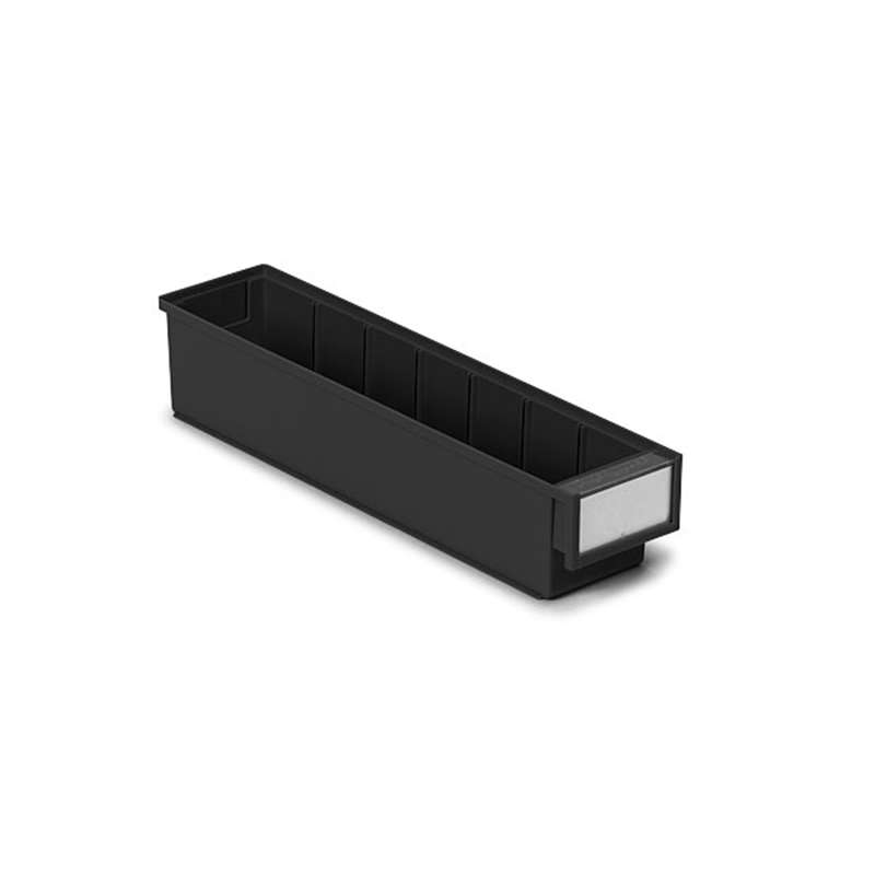 ESD-Safe Polypropylene Treston® Shelf Bins, 15.74"D x 3.62"W x 3.22"H, Case of 30 Bins