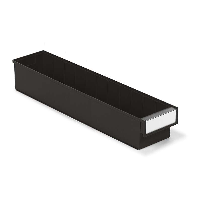 ESD-Safe Polypropylene Treston® Shelf Bins, 23.62"D x 5.19"W x 3.93"H, Case of 15 Bins