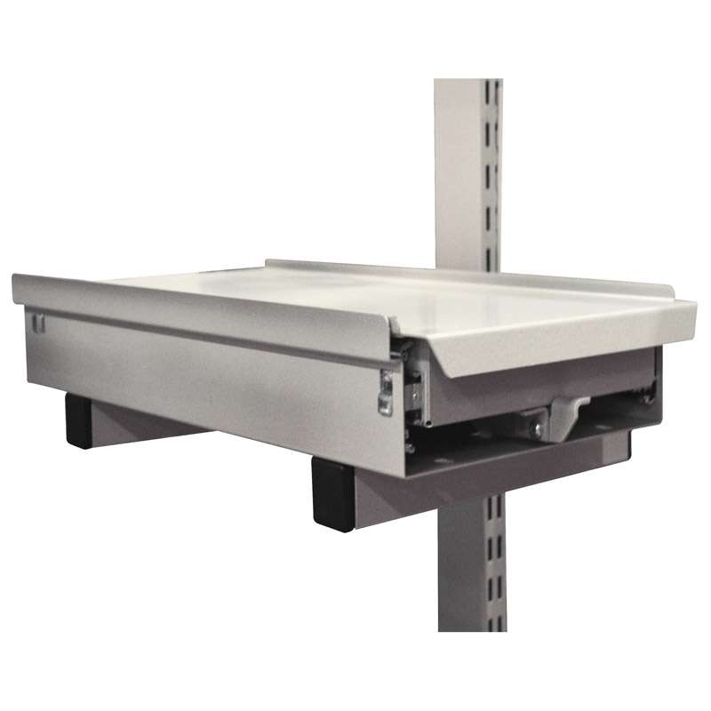 Printer platform slideable, 11.02" x 19.68", 66 lbs. capacity