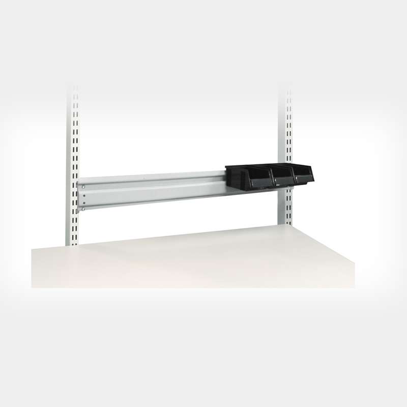 M20, Bin Rail, Dual Purpose for use with Bins with either Wide Slot or Narrow Slot Rear Lips