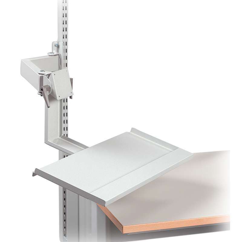 Keyboard tray for LCD holder, grey, 18.89" x 10.23", max 11lbs