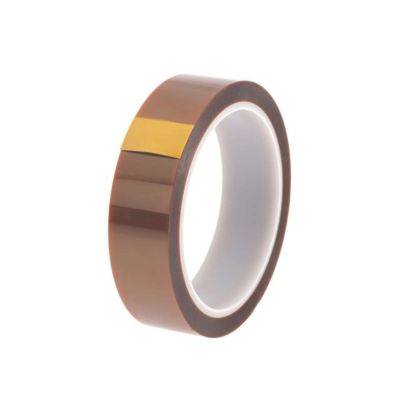 K102 Furon Polyimide Adhesive Clear Tape, 1/2" x 36 Yd