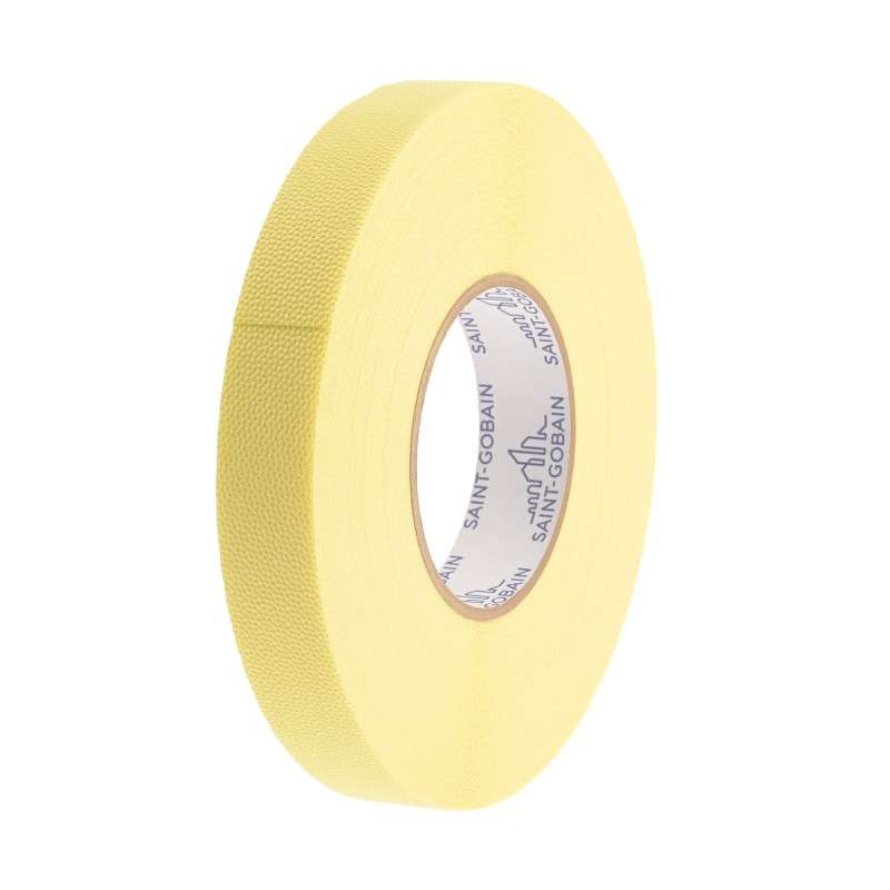 PSAT PTFE 23816R Tape with Silicone Adhesive, Yellow Dimple Liner and a 3" Core , 1" x 36yds Roll